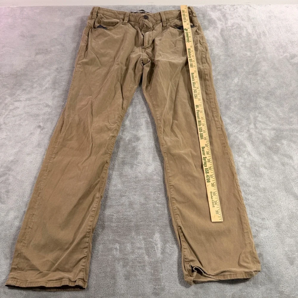 34 Heritage Charisma Pants Men 38x32 Tan Khaki Classic Fit Comfort Rise Trousers